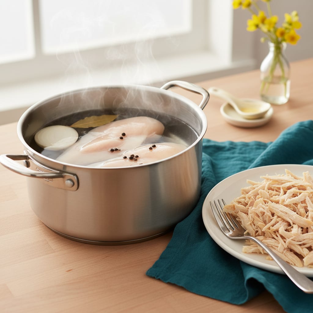 How Long to Boil Chicken Breast (Times by Size)