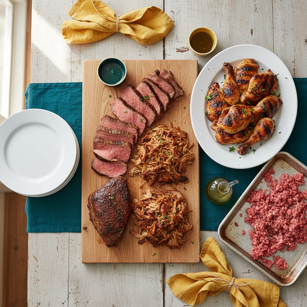 How Much Meat Per Person? A Chart for Any Crowd