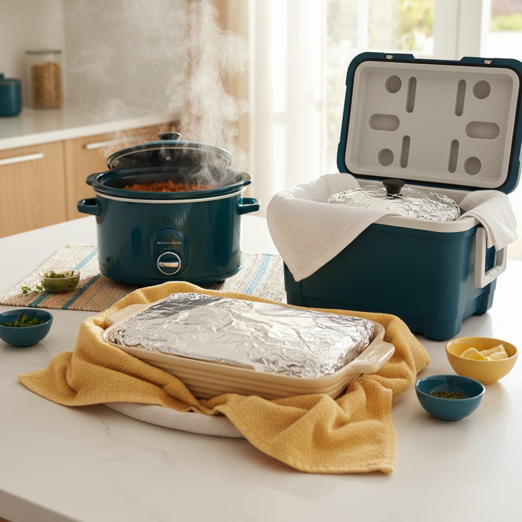 How to Keep Food Warm for a Party (No Chafing Dishes)
