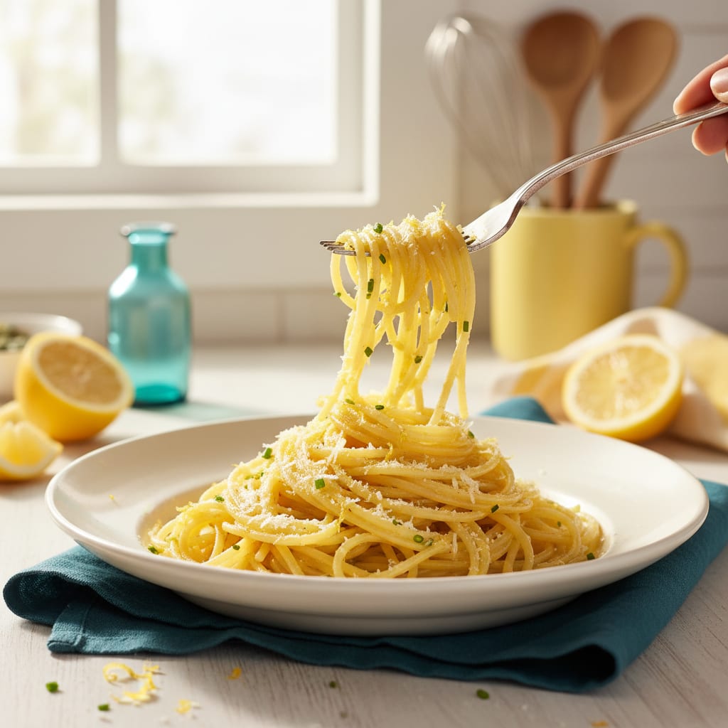 5-Ingredient Lemon Butter Pasta the Whole Family Eats