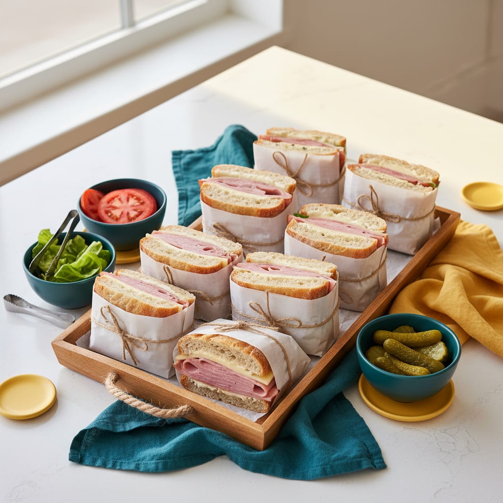 Make-Ahead Sandwiches for a Crowd (No Soggy Bread)