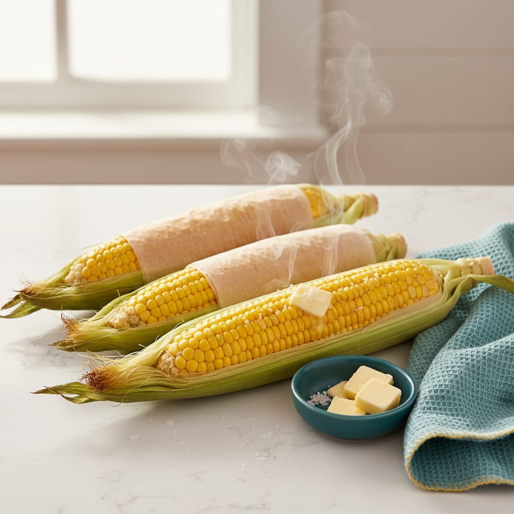 Microwave Corn on the Cob: Exact Times, Husk or No Husk