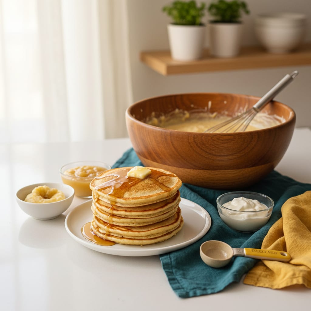 Pancakes Without Eggs: 6 Swaps That Still Fluff