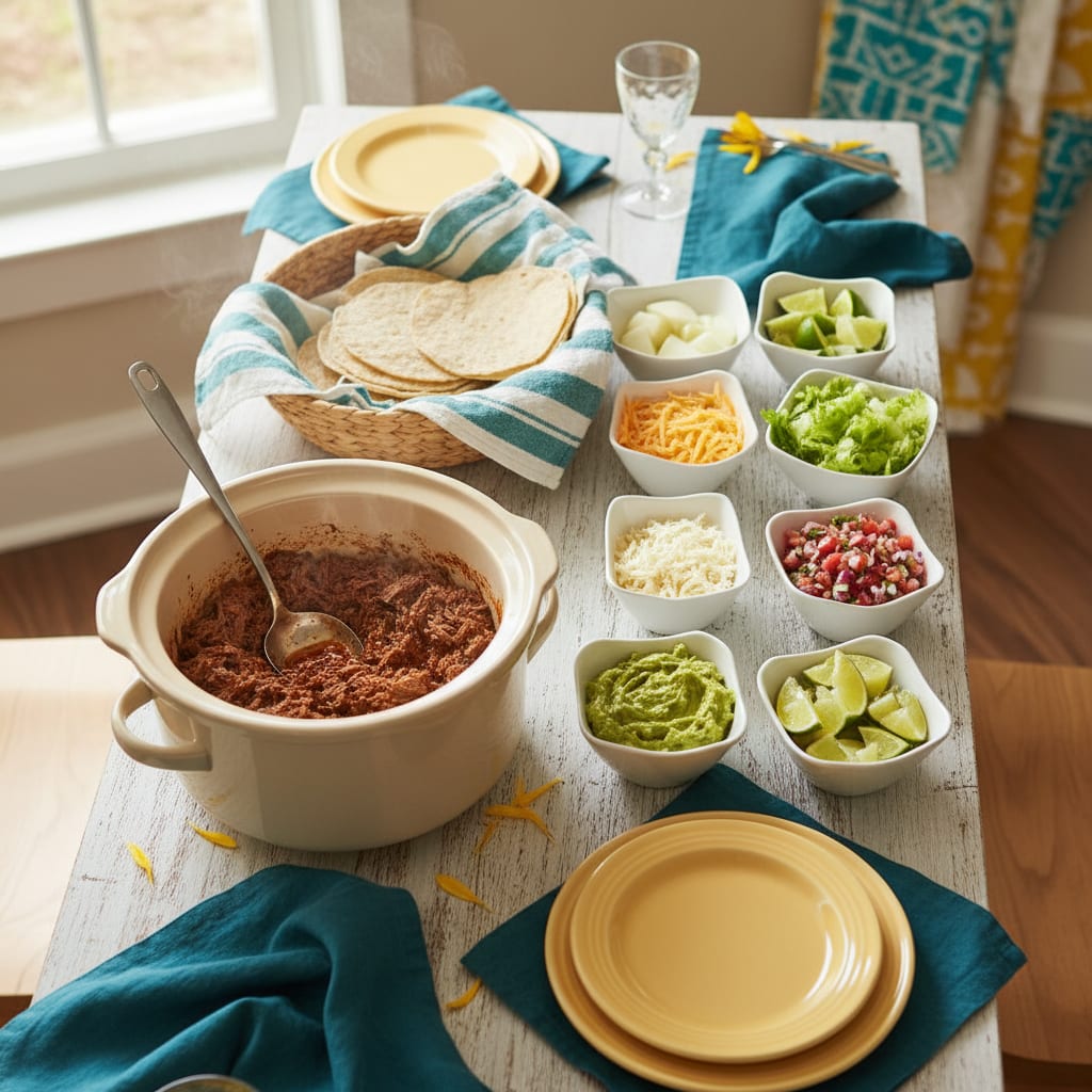 Taco Bar for a Party: Quantities, Setup & Timeline