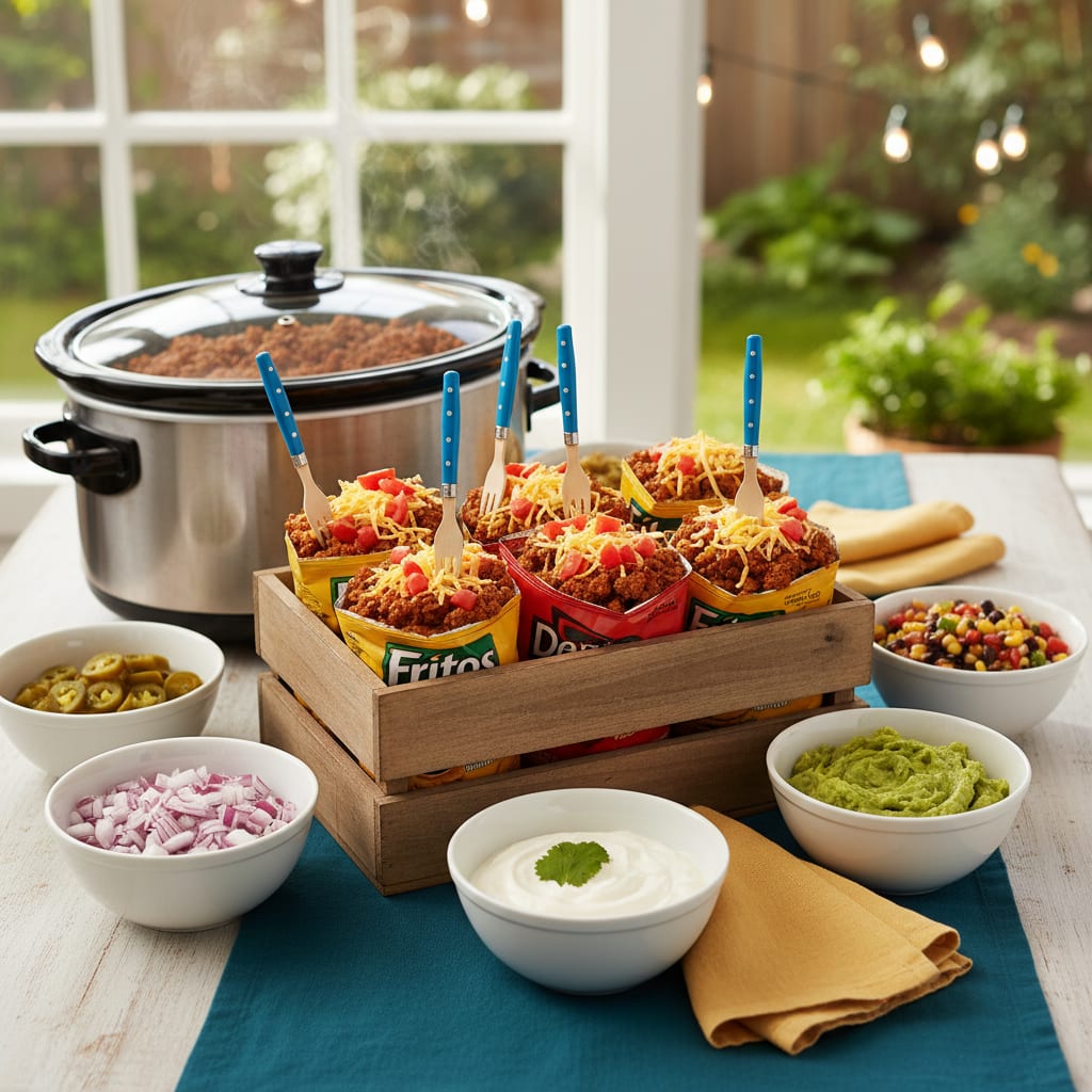 Walking Taco Bar: Setup, Toppings, How Much to Buy